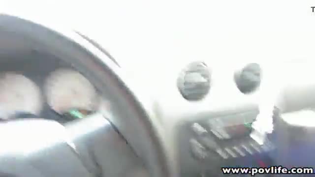 Povlife busty latin punk babe fingered in the car