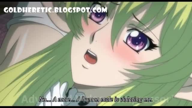Hot anime girl gets gangbanged