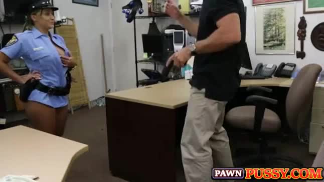 On Duty Officer Fucked Hard In Pawnshop